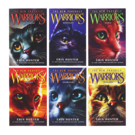 Warrior Cats: Series 2 The New Prophecy by Erin Hunter 6 Books Collection Set