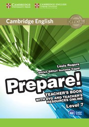 Cambridge English Prepare! Level7 Teacher's Book with DVD and Teacher's Resources Online