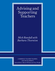 Advising and Supporting Teachers Paperback