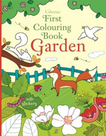 First colouring book: Garden