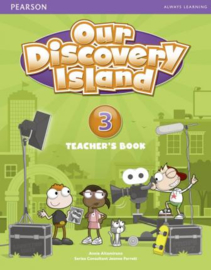 Our Discovery Island Level 3 Docentenboek met code voor leerlingvolgsysteem online spel (Engelstalig)
