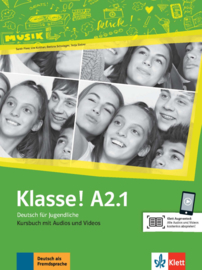 Klasse! A2.1 Studentenboek met Audio en Video