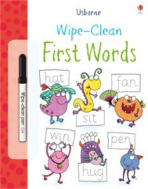 Wipe-clean first words