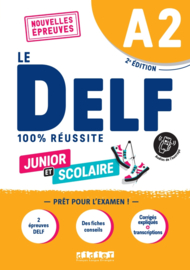 Le DELF A2 Junior et Scolaire 100% Réussite – édition 2022-2023 – Livre