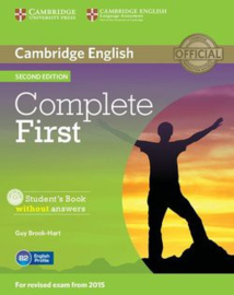 Complete First Second edition Student's Pack (Student's Book without answers with CD-ROM, Workbook without answers with Audio CD)