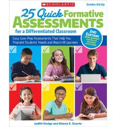 25 Quick Formative Assessments for a Differentiated Classroom, 2nd Edition