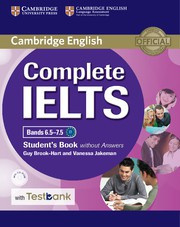 Complete IELTS Bands6.5-7.5C1 Student's Book without answers with CD-ROM with Testbank