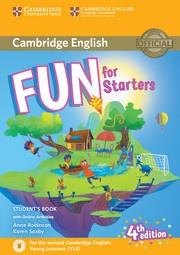 Fun for Starters, Movers and Flyers Fourth edition Starters Student's Book with audio with online activities