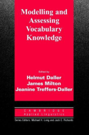 Modelling and Assessing Vocabulary Knowledge Hardback