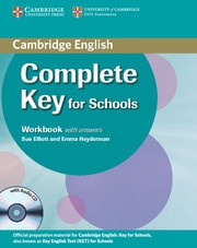 Complete Key for Schools Workbook with answers with Audio CD