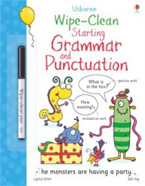 Wipe-clean starting grammar and punctuation