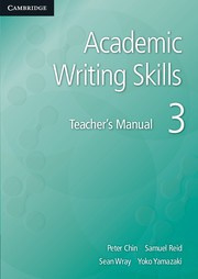 Academic Writing Skills Level 3 Teacher's Manual