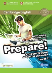 Cambridge English Prepare! Level7 Student's Book and Online Workbook with Testbank