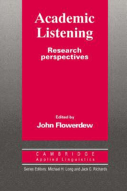 Cambridge Applied Linguistics: Academic Listening: Research Perspectives