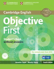 Objective First Fourth edition Student's Book without answers with CD-ROM