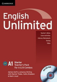 English Unlimited Combos Starter A and B Teacher's Pack (Teacher's Book with DVD-ROM)