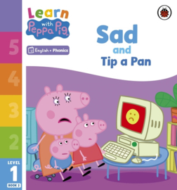 Learn with Peppa Phonics Level 1 Book 2 – Sad and Tip a Pan (Phonics Reader)