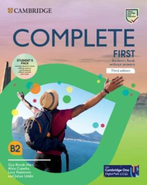Complete First Third edition Student's Pack (Student's Book without Answers and Workbook without Answers with Audio)