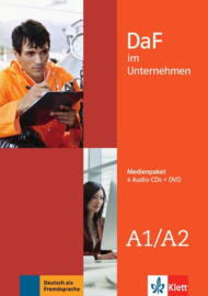 DaF im Unternehmen A1-A2 Multimediapakket (4 Audio-CDs + DVD)