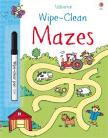 Wipe-clean mazes