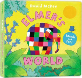 Elmer's Touch and Feel World (David McKee) Board book