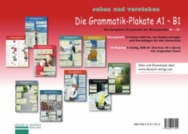 Die Grammatik-Plakate A1–B1 Übungsheft en 10 Plakate