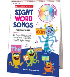 Sight Word Songs Flip Chart  CD