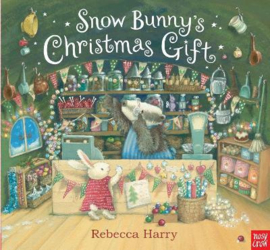 Snow Bunny's Christmas Gift (Rebecca Harry) Hardback Picture Book