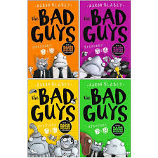 The Bad Guys Episodes by Aaron Blabey: 1-8 Collection 4 Books Set