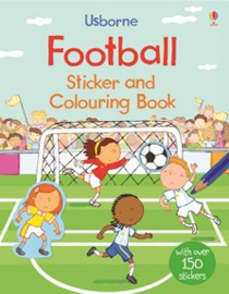 Football sticker and colouring book