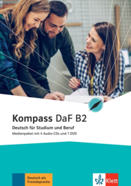 Kompass DaF B2 Multimediapakket (4 Audio-CDs + 1 DVD)