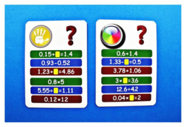 FUN CARD MATH (FRACTIONS AND DECIMALS)