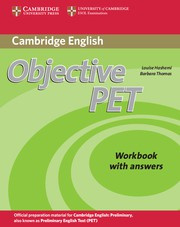 Objective PET Second edition Workbook with answers