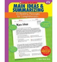 35 Reading Passages for Comprehension: Main Ideas  Summarizing