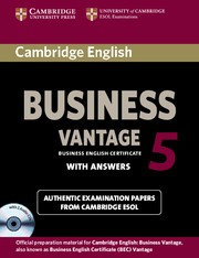 Cambridge English Business 5 Vantage Self-study Pack (Student's Book with answers and Audio CDs (2))