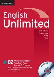 English Unlimited Combos Upper Intermediate A and B Teacher's Pack (Teacher's Book with DVD-ROM)