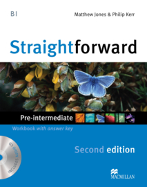 Straightforward 2nd Edition Pre-Intermediate Level Workbook & Audio CD with Key