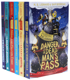 Adventures on Trains By M. G. Leonard & Sam Sedgman: 6 Books Collection Set
