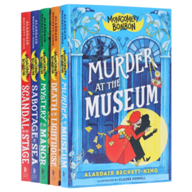 Montgomery Bonbon Series by Alasdair Beckett-King: Illustrated 5 Books Collection Set