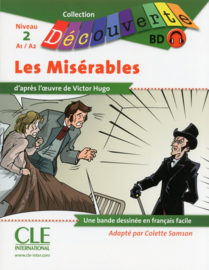 BD Les misérables - Niveau 2-A1/A2 - Lecture Découverte - Livre + CD