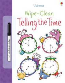 Wipe-clean telling the time