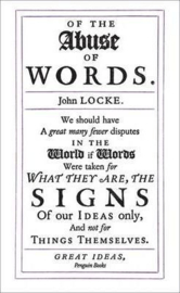 Of The Abuse Of Words (John Locke)