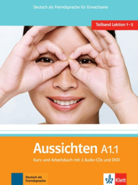 Aussichten A1.1 Studentenboek/Werkboek met 2 Audio-CDs + DVD