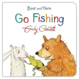 Bear and Hare Go Fishing Board Book (Emily Gravett)