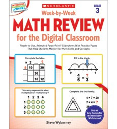 Week-by-Week Math Review for the Digital Classroom: Grade 3