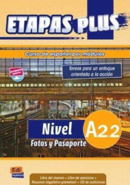 Etapas Plus A2.2. Fotos y Pasaporte - Libro del alumno/Ejercicios + CD 