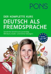 PONS Der komplette Kurs Deutsch als Fremdsprache, Buch, Audio-CD und Online-Übungen