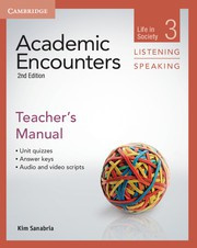 Academic Encounters Second edition Level 3 Teacher's Manual Listening and Speaking