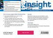 Insight Pre-intermediate Online Workbook Plus - Card With Access Code