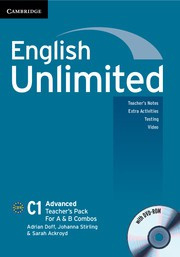 English Unlimited Combos Advanced A and B Teacher's Pack (Teacher's Book with DVD-ROM)